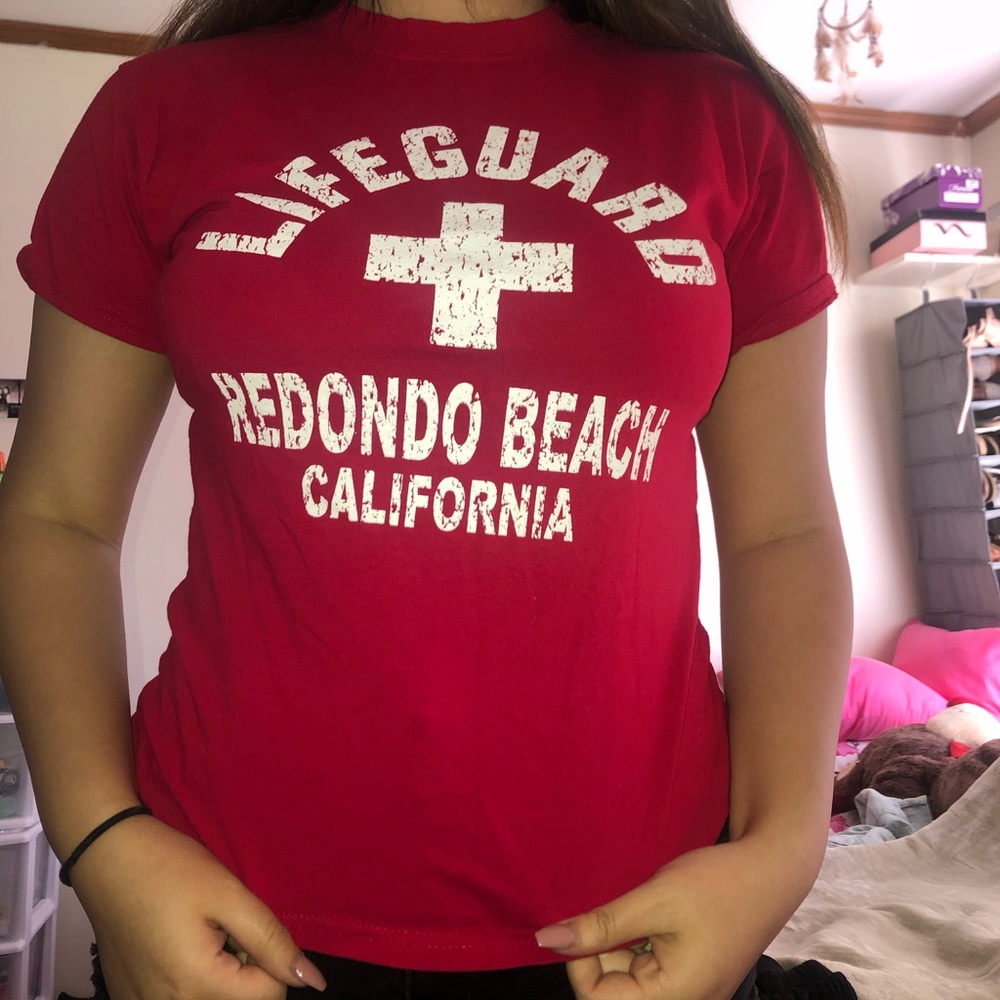 Red Lifeguard Shirt